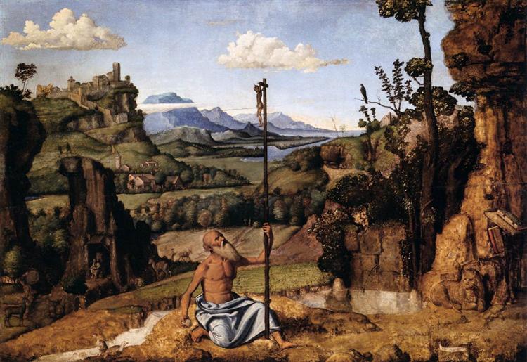 St. Jerome in the Wilderness, c.1495 - Чима да Конельяно