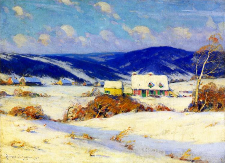 In the Laurentians, Winter, 1910 - Clarence Gagnon