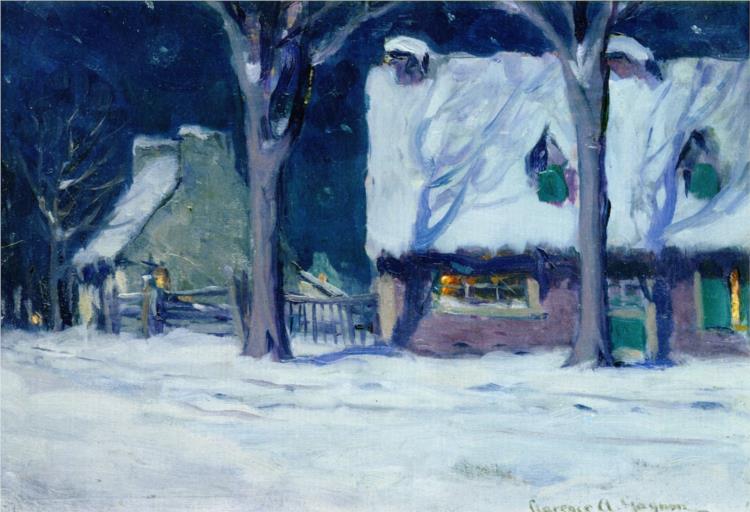 Moonlight, Quebec, 1922 - Clarence Gagnon