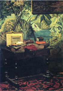A Corner of the Studio - Claude Monet