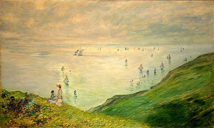 Прогулка по скалам Пурвиля, 1882 - Клод Моне