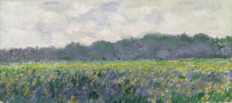 Field of Yellow Irises at Giverny, 1887 - Клод Моне