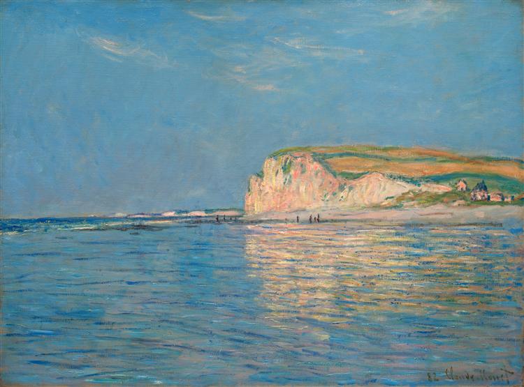 Low Tide at Pourville 02, 1882 - 莫內