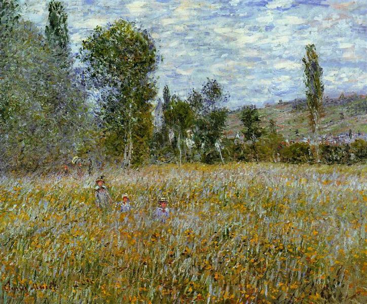 Meadow, 1879 - Клод Моне