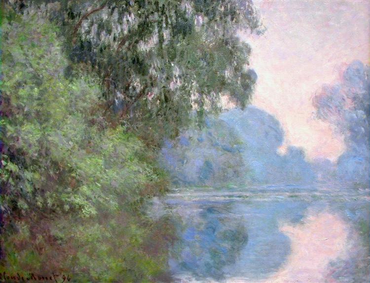 Утро на Сене близ Живерни, 1897 - Клод Моне