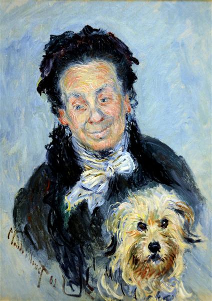 Portrait of Eugenie Graff (Madame Paul), 1882 - 莫內