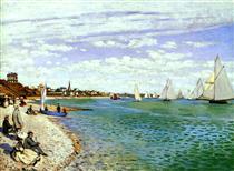 Régates à Sainte-Adresse - Claude Monet