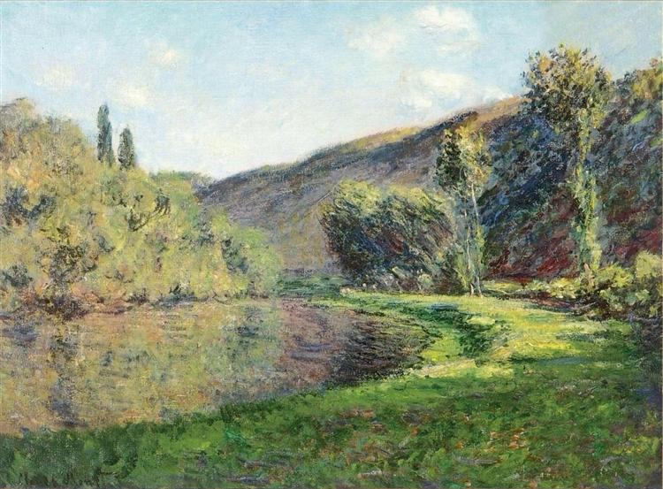 The Arm of the Siene at Jeufosse, Afternoon, 1884 - Клод Моне