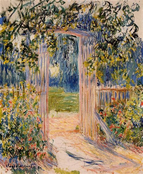 The Garden Gate, 1881 - 莫內
