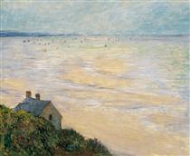La cabaña en Trouville, marea baja - Claude Monet