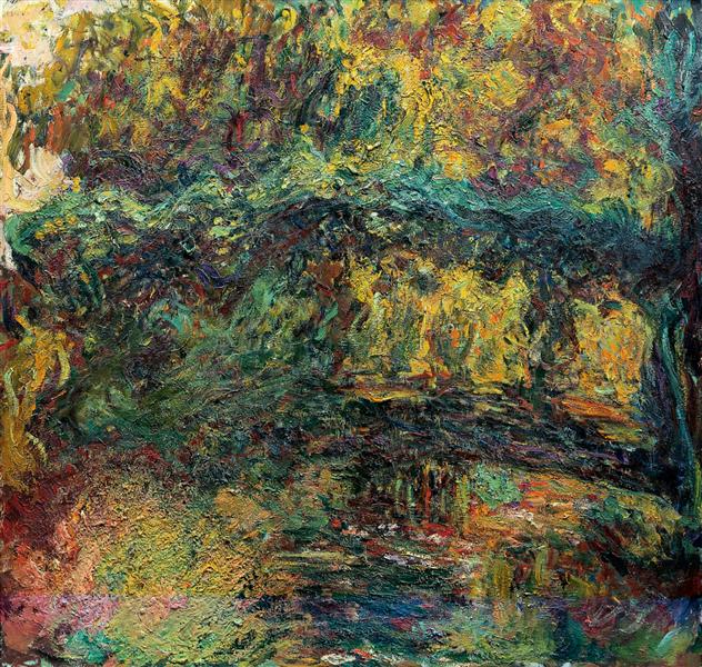 The Japanese Bridge, 1918 - 1924 - Claude Monet