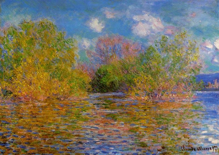 The Seine near Giverny, 1888 - Claude Monet
