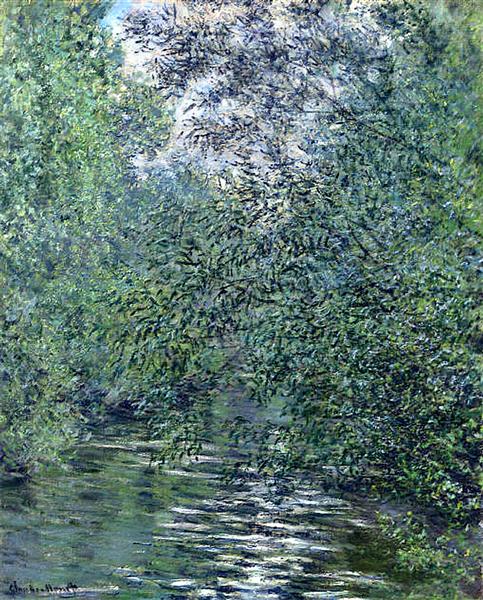 The Willows on the River, 1876 - 莫內
