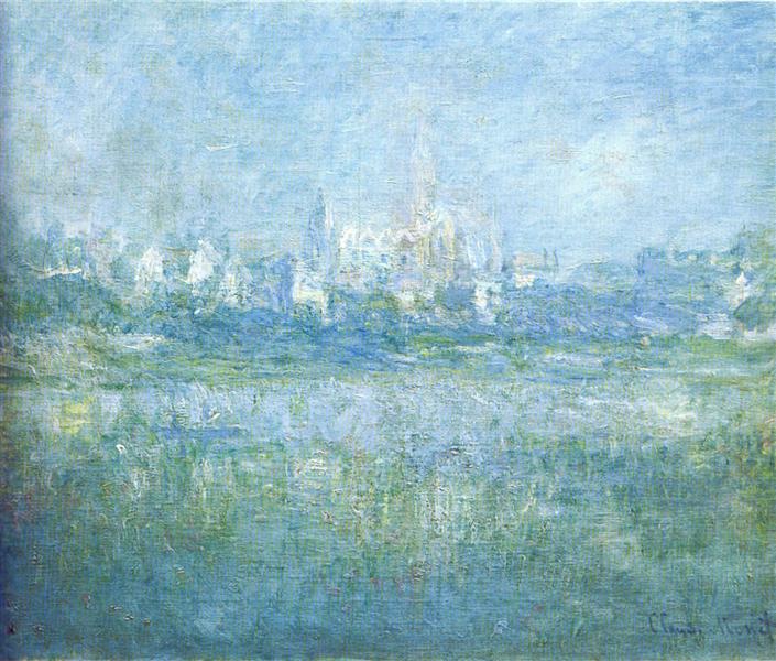 Vetheuil in the Fog, 1879 - Claude Monet - WikiArt.org