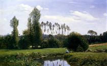 Vue prise à Rouelles - Claude Monet