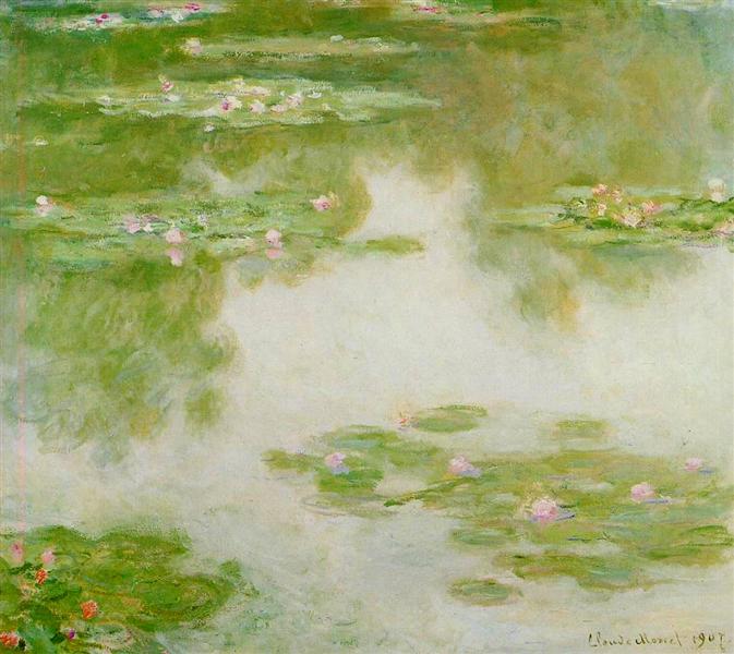 Water Lilies, 1907 - Клод Моне