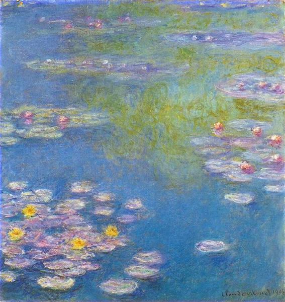 Водяные лилии, 1908 - Клод Моне