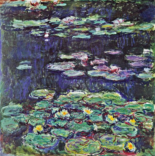 Водяные лилии, 1914 - Клод Моне
