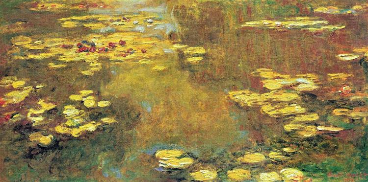 Водяные лилии, 1919 - Клод Моне