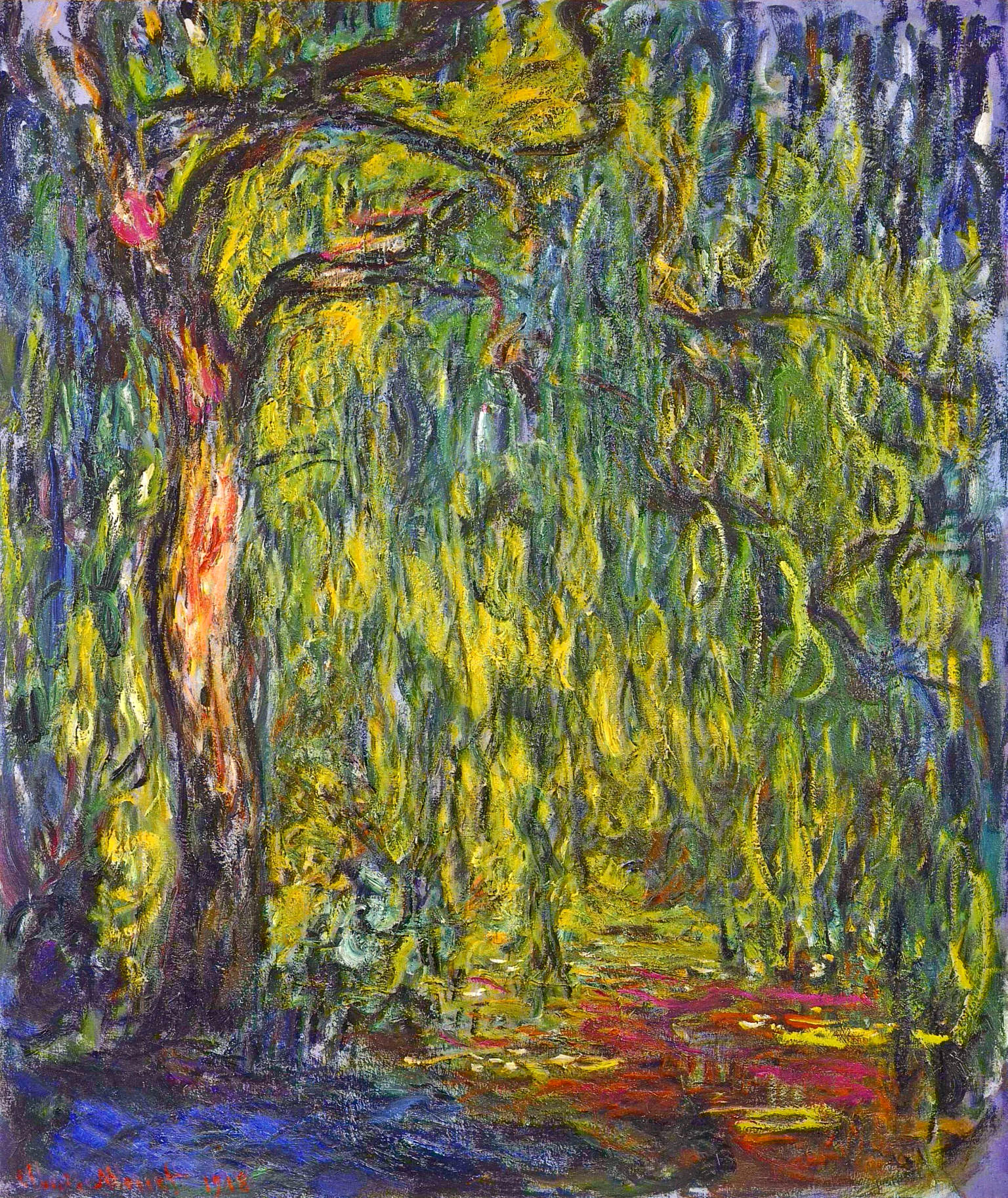 Weeping Willow, 1918 - Claude Monet - WikiArt.org