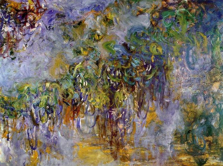 Wisteria (right half), 1917 - 1920 - Claude Monet