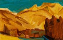 The Mountains at Vevey, Switzerland - Constant Permeke
