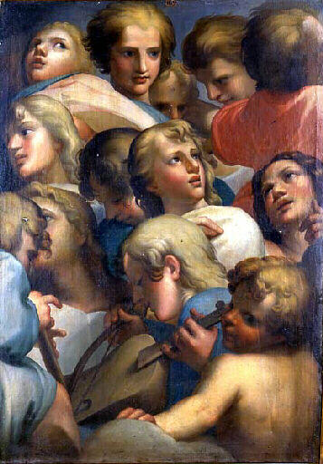 Group of angels from Corrège - Correggio