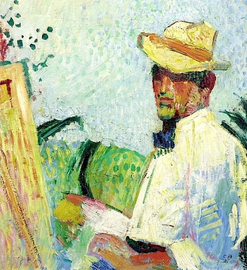Self-Portrait, 1921 - Cuno Amiet