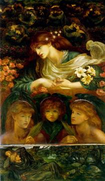 La Damoiselle élue - Dante Gabriel Rossetti