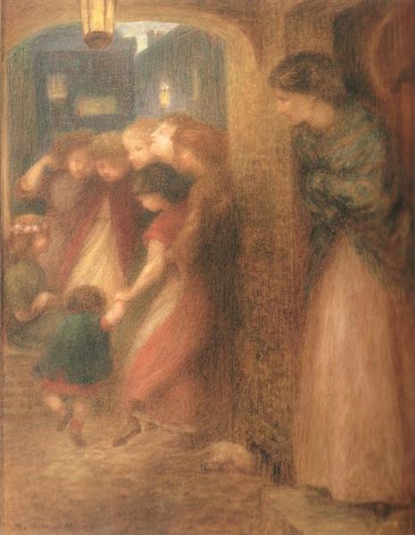 The Gate of Memory, 1864 - Dante Gabriel Rossetti