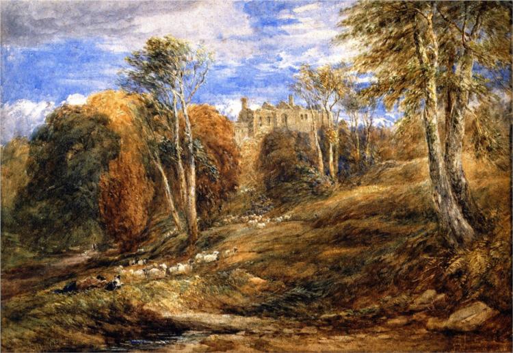 Barden Tower, Yorkshire, 1849 - Дэвид Кокс