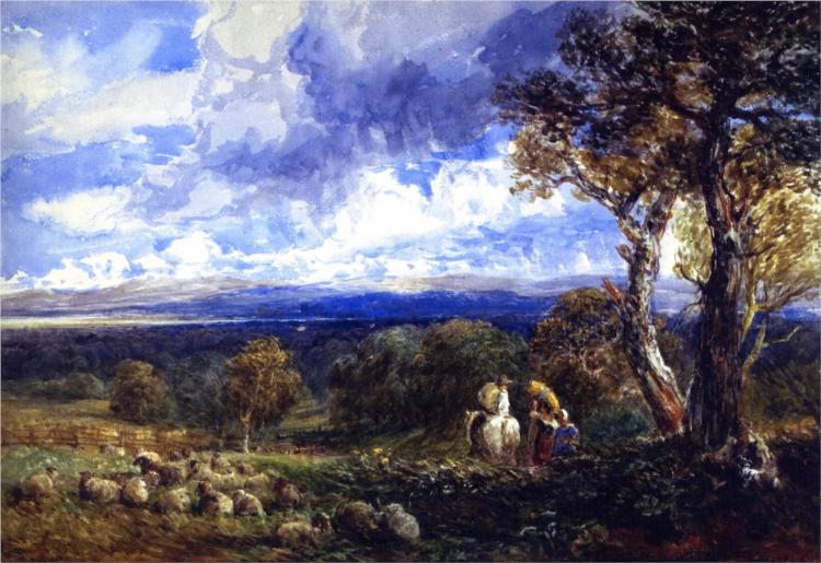 Vale of Clwyd, 1848 - Девід Кокс