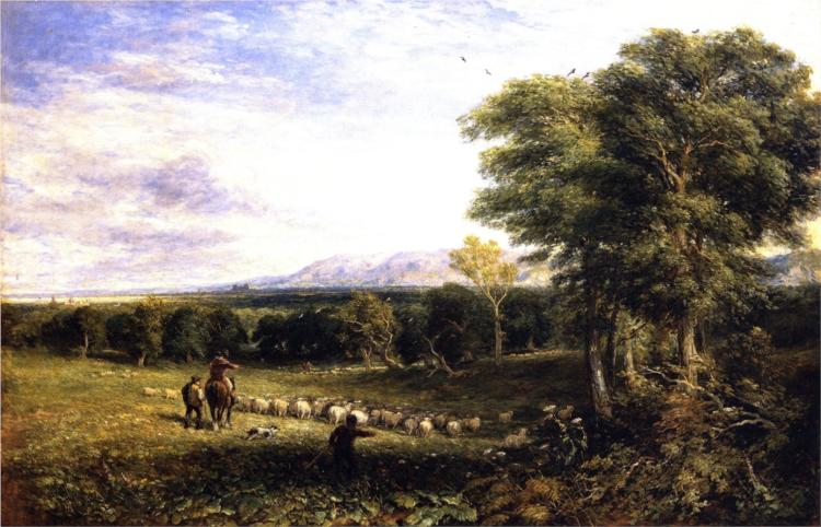 Vale of Clwyd, 1849 - Дэвид Кокс