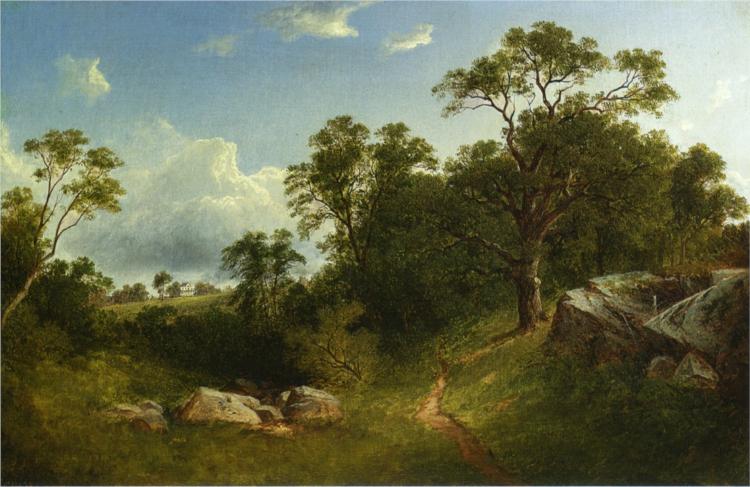 Landscape, 1863 - Дэвид Джонсон