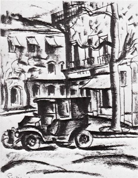 Paris, 1920 - David Kakabadze