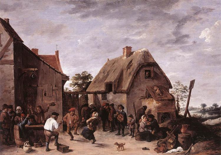 Flemish Kermess, 1640 - Давид Тенірс Молодший