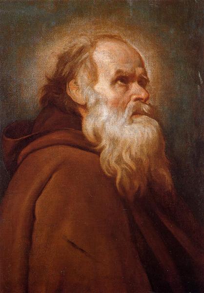 St. Anthony Abbot, c.1635 - 1638 - Diego Velazquez - WikiArt.org