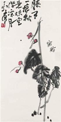 Begonia and Bees - Ding Yanyong