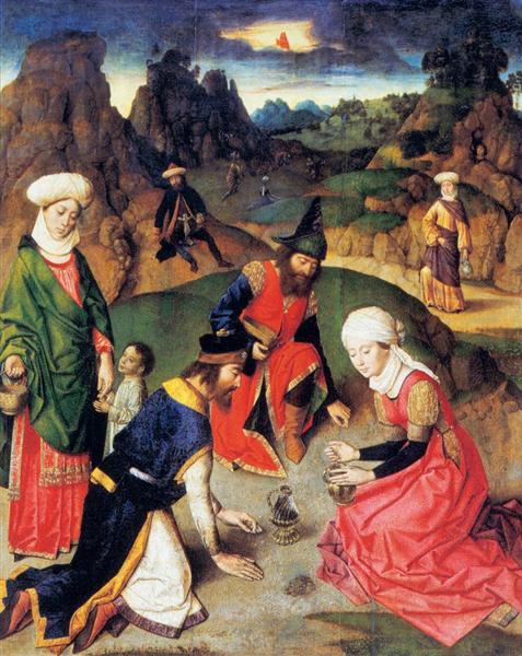 The Gathering of the Manna, c.1465 - Дирк Баутс