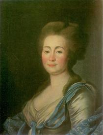 Anna Dorothea Louise Schmidt, née. Baroness Klossen - Dmitry Levitzky
