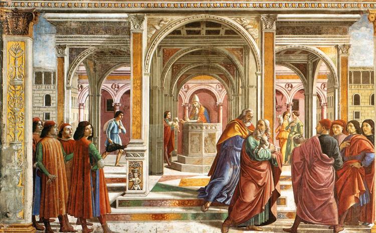 Expulsion of Joachim, 1486 - 1490 - Domenico Ghirlandaio