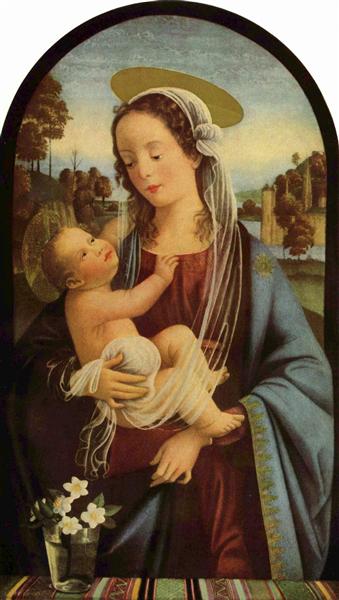 Madonna, c.1473 - Доменико Гирландайо