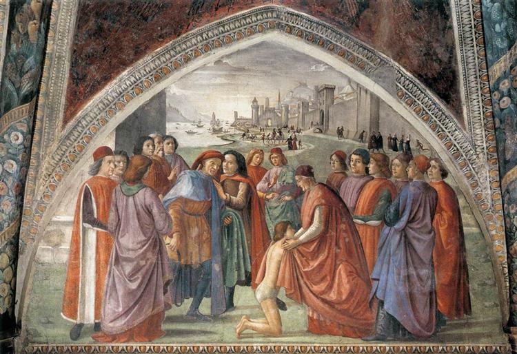 Renunciation of Worldly Goods, 1482 - 1485 - Доменико Гирландайо