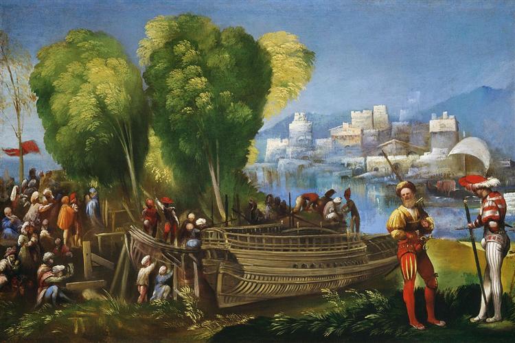 Aeneas and Achates on the Libyan Coast, 1520 - Dosso Dossi