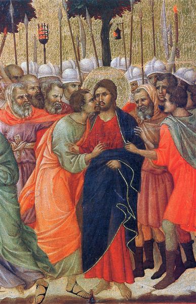 Arrest of Christ (Fragment), 1308 - 1311 - Duccio