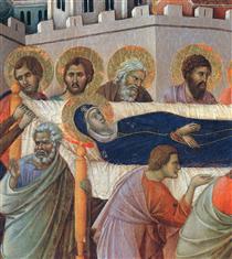 The death of Mary (Fragment) - Duccio di Buoninsegna