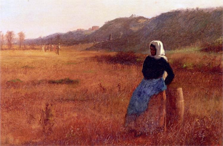 At the Closing of the Day, 1880 - Истмен Джонсон
