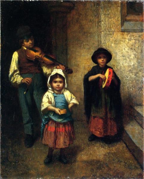 Street Musicians, 1861 - Eastman Johnson
