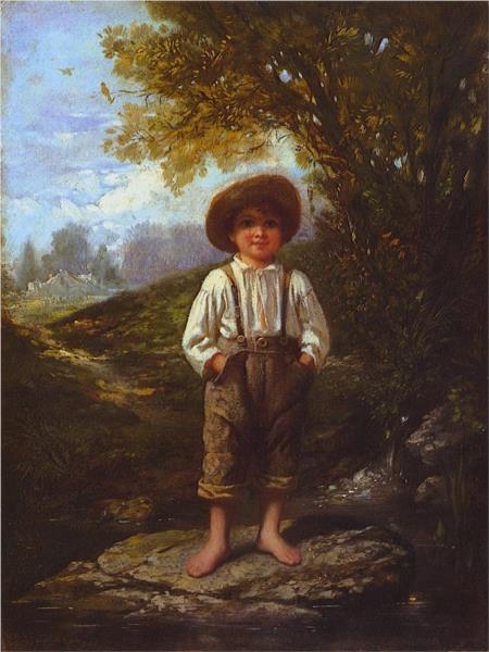 The Barefoot Boy, 1860 - Истмен Джонсон
