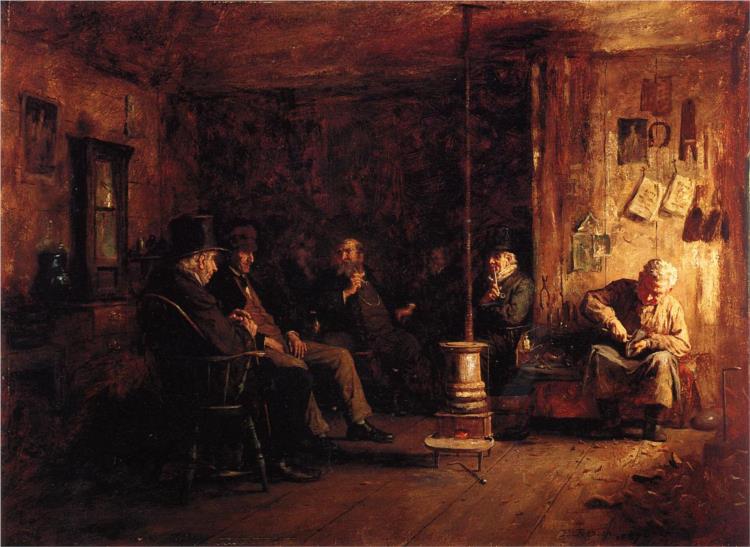 The Nantucket School of Philosophy, 1887 - Jonathan Eastman Johnson